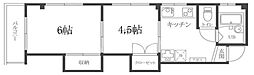 第二永島ビル 2Kの間取図画像