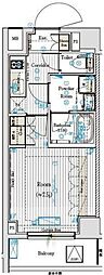 ブライズフォルム墨田 1Kの間取図画像