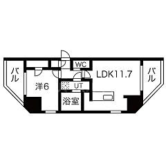 物件の間取り