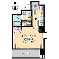 J・S深川高ばしビル 1Kの間取図画像