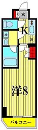 S-RESIDENCE両国avenue 1Kの間取図画像