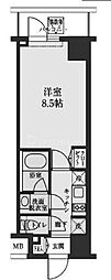 S-RESIDENCE清澄白河 1Kの間取図画像
