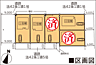 駐車場：1号棟・配置図