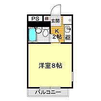 コーポ山の田東 302 ｜ 山口県下関市山の田東町11-15（賃貸アパート1K・3階・20.52㎡） その2