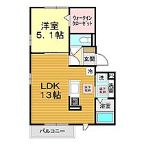 山口県下関市小月本町2丁目20-27（賃貸アパート1LDK・1階・42.97㎡） その2