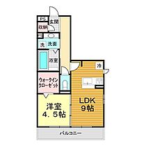 山口県下関市ゆめタウン3番12号（賃貸アパート1LDK・1階・41.95㎡） その2