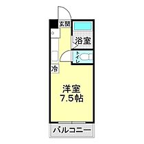 グリーンヒルズ大学町 603 ｜ 山口県下関市大学町4丁目6-29（賃貸マンション1R・6階・19.25㎡） その2