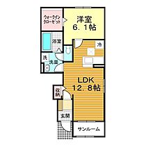 山口県下関市王喜本町6丁目5-9（賃貸アパート1LDK・1階・50.13㎡） その2