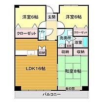 やまもも館 303 ｜ 山口県下関市一の宮町3丁目12-22（賃貸マンション3LDK・3階・78.89㎡） その2