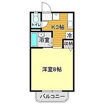 マリンコーポ吉見　A棟 206 ｜ 山口県下関市吉見里町2丁目11-31（賃貸アパート1K・2階・24.08㎡） その2