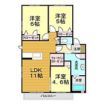 山口県下関市新椋野3丁目9番20号（賃貸アパート3LDK・1階・64.10㎡） その2