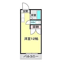 コーポ立野 301 ｜ 山口県下関市大学町1丁目2-12（賃貸アパート1R・1階・24.00㎡） その2