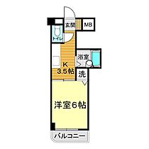 ラ・メール赤間 305 ｜ 山口県下関市赤間町4-3（賃貸マンション1K・3階・23.00㎡） その2