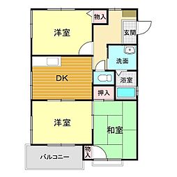 イーストビレッジMT 3DKの間取図画像