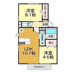 物件の間取り