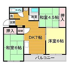 物件の間取り