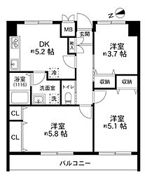 ウィスタリアマンション第3砂川