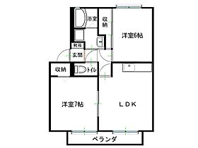 メゾン本山2号地(Wi-Fi)  ｜ 香川県三豊市豊中町本山甲（賃貸アパート2LDK・1階・52.84㎡） その2