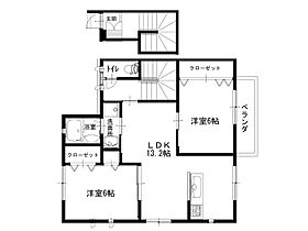 ハートプラザII-2号地  ｜ 香川県三豊市豊中町本山甲（賃貸アパート2LDK・2階・60.86㎡） その2