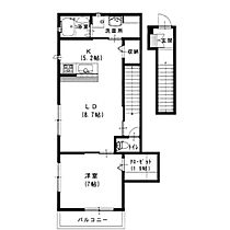 ルネス吉岡39号地  ｜ 香川県観音寺市吉岡町（賃貸アパート1LDK・2階・53.80㎡） その2