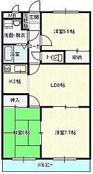 ユーミーISA 3LDKの間取図画像