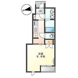 (仮)土師新築アパート 1Kの間取図画像