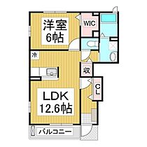 長野県千曲市大字寂蒔（賃貸アパート1LDK・1階・46.22㎡） その2