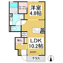 サンガーデン  ｜ 長野県長野市青木島1丁目（賃貸アパート1LDK・1階・40.44㎡） その2