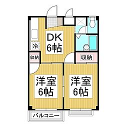 間取図画像 2DK