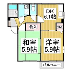 物件の間取り