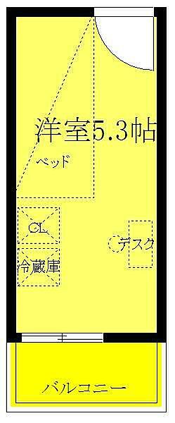 東京都板橋区清水町(賃貸マンション1R・8階・8.61㎡)の写真 その2