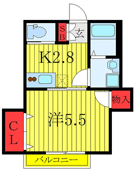 プレミアハウス上十条I ｜東京都北区上十条2丁目(賃貸アパート1K・1階・21.86㎡)の写真 その2