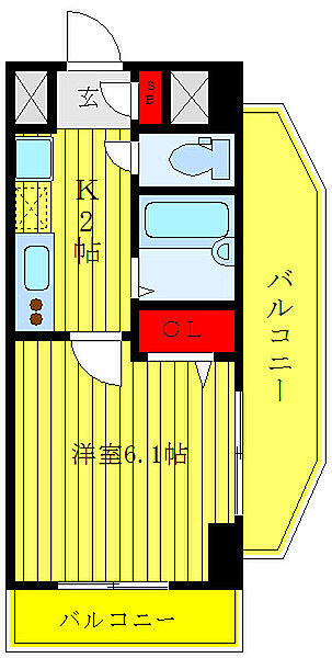 ＣＲＡＣＥ　ＰＲＩＮＣＥＡ　池袋 901｜東京都板橋区南町(賃貸マンション1K・9階・20.65㎡)の写真 その2