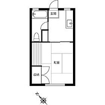 フジハイツ17号館 204 ｜ 東京都板橋区大原町（賃貸アパート1K・2階・23.14㎡） その2