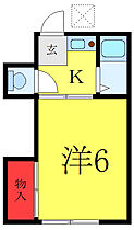 南坂コーポ 204 ｜ 東京都板橋区中台2丁目（賃貸アパート1K・2階・18.00㎡） その2