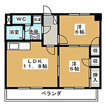 メゾン　ラフィネ  ｜ 愛知県名古屋市中区新栄１丁目（賃貸マンション2LDK・5階・54.40㎡） その2