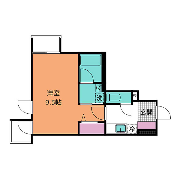 E-city大須 201｜愛知県名古屋市中区大須２丁目(賃貸マンション1K・2階・28.39㎡)の写真 その2