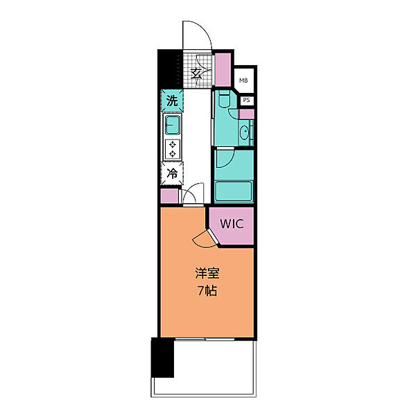 ザ・パークハビオ新栄 1503｜愛知県名古屋市中区新栄１丁目(賃貸マンション1K・15階・26.17㎡)の写真 その2