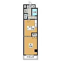 ルーミィ  ｜ 愛知県名古屋市中区新栄１丁目（賃貸マンション1DK・2階・37.29㎡） その2