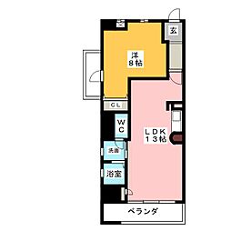 間取図画像 1LDK
