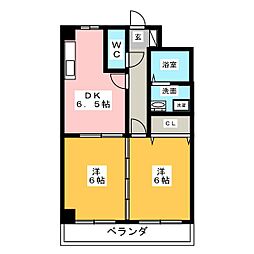 間取図画像 2DK