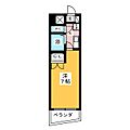 エステート記念橋3階5.1万円