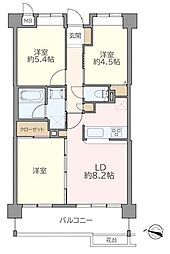 間取図画像 3LDK
