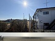 バルコニーからの眺め。