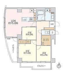 セントジョンズハウス志木 3LDKの間取図画像
