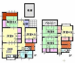 平3丁目貸家 5LDKの間取り