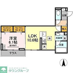 ステラルーチェ 1LDKの間取図画像
