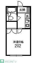 プレミール二子 ワンルームの間取図画像