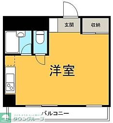 ラ・レジダンス・ド・鷺沼 ワンルームの間取図画像