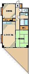 MELLOWSTATE鷺の森 2LDKの間取図画像